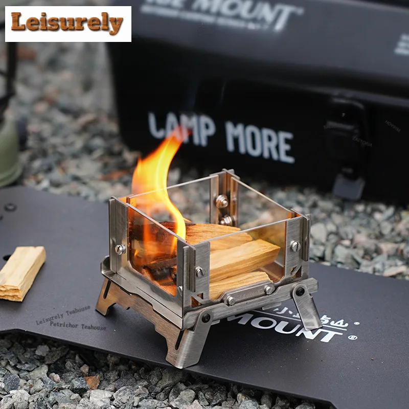 Outdoor Mini Stove Desktop Fire Viewing Platform Incense Holder Zen Garden Incense Burners Meditation Censer Tea Items Ornaments