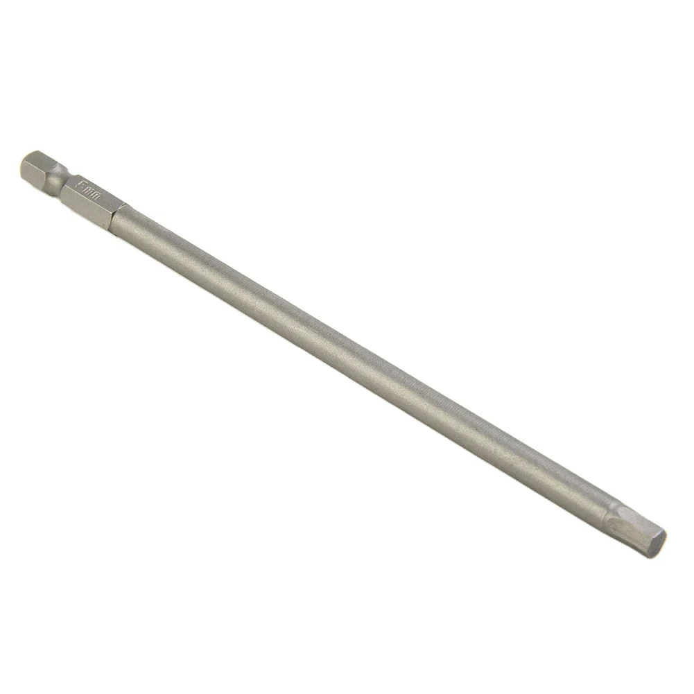Sechskant-Schraubendreher-Bits, 4 Stück, Magnetkopf-Schraubendreher-Bits, hohe Qualität, 150 mm langer Schaft für 1/4 Sechskantantrieb (3/4/5/6 mm)