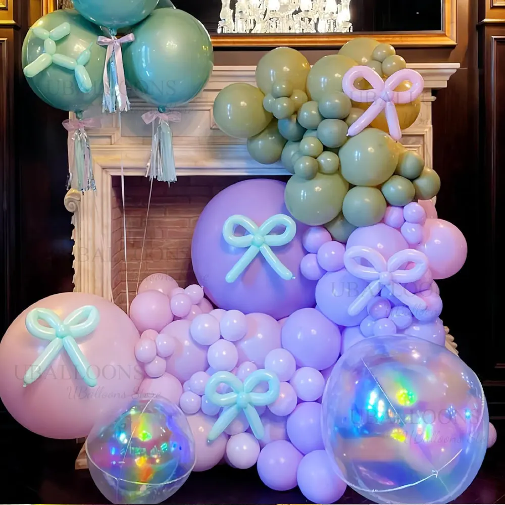 10/22/50 Zoll schillernde 4D-Luftballons 1/2/10 Stück riesige große Laserfolien-Rundballons für schillernde Geburtstags-, Hochzeits-, Party-Dekoration – Detail 5