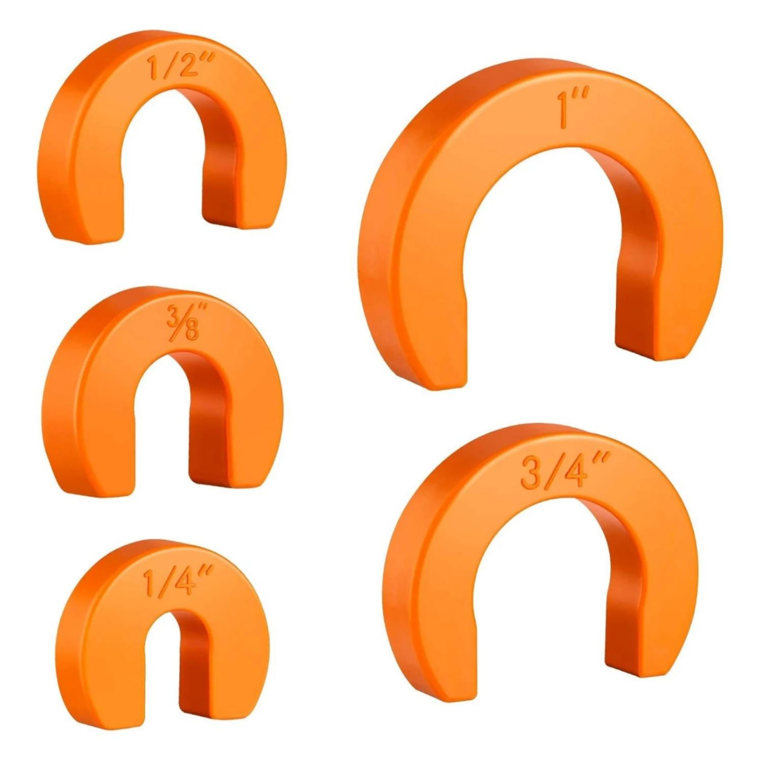 5-piece Disconnect Clip Push-fit Fitting Removal Tools for Easy Disconnection Includes 5 Sizes 1/4'' 3/8'' 1/2'' 3/4'' and 1''