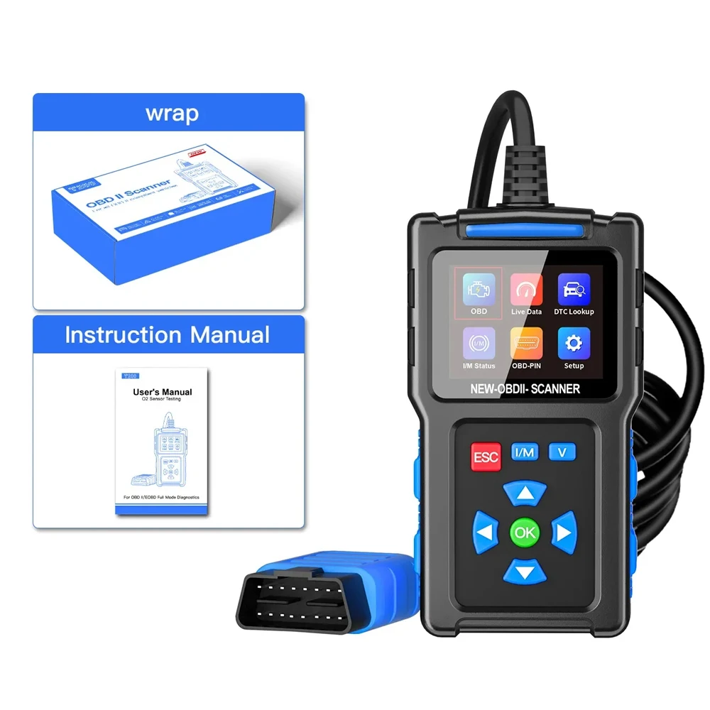 

Сканер OBD2 для JDiag T200, считыватель кодов неисправностей, цифровой дисплей, автомобильный диагностический инструмент, анализатор автомобильного двигателя, готовый тестер ввода/м