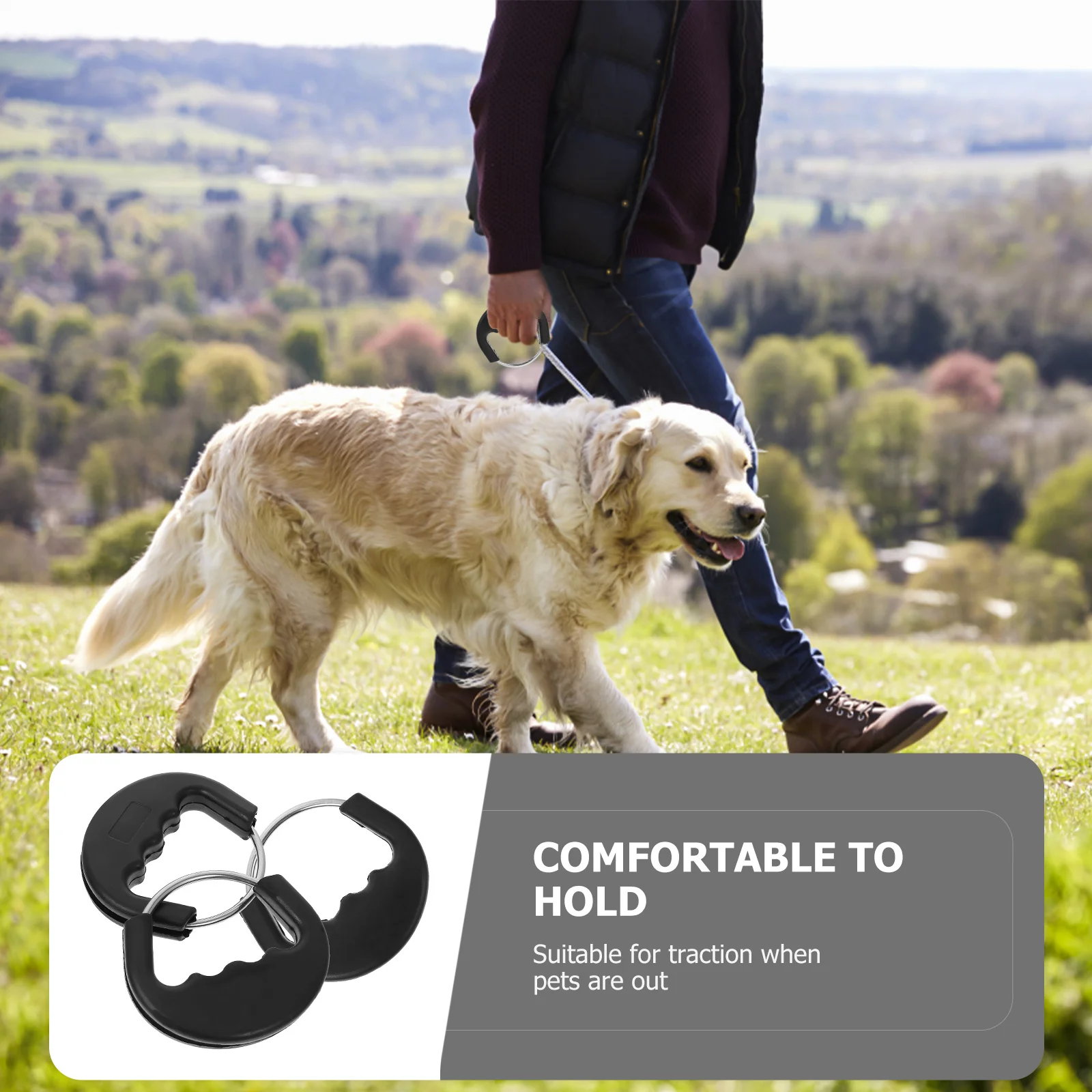 

3Pcs Dog Pulling Rope Handle Premium Material Durable Pet Leash for Daily Use and Control Dog Pulling Rope Handle