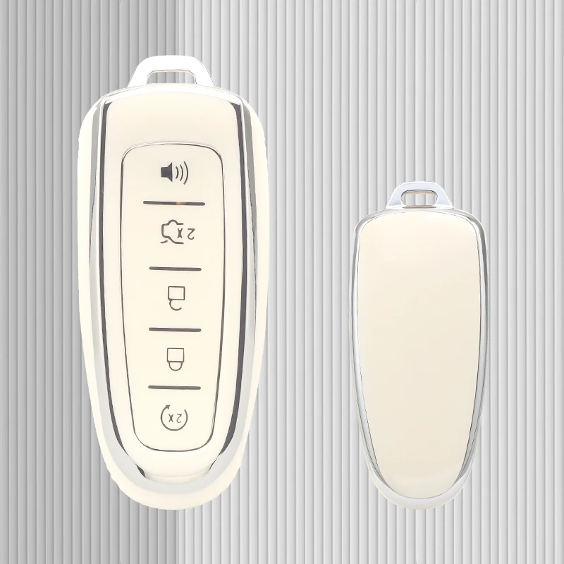 TPU Car Key Case Cover For Ford Edge Escape Expedition Explorer Focus Taurus Flex C-Max For Lincoln MKS MKT MKX MKZ Navigator