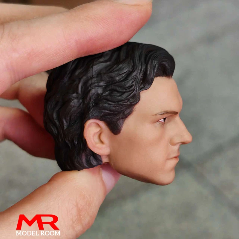 1/6 Skala Tom Holland PVC Kopf Sculpt Männliche Kopf Carving Modell Fit 12'' Soldat Action Figur Körper Puppen