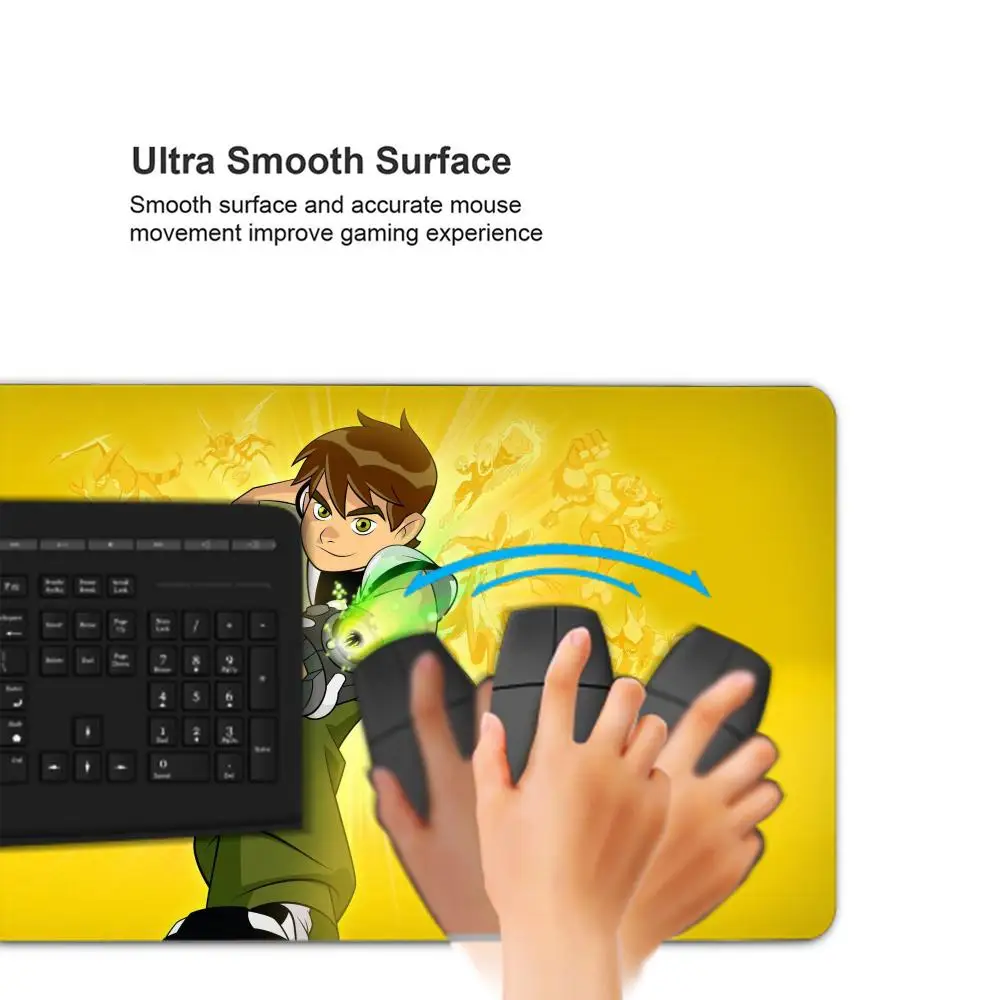 Fashion Mouse Pad Large Computer Ben 10 Mousepad Office 1000x500mm XXL Pc Gamer Non-slip Rubber Keyboard Deskmat