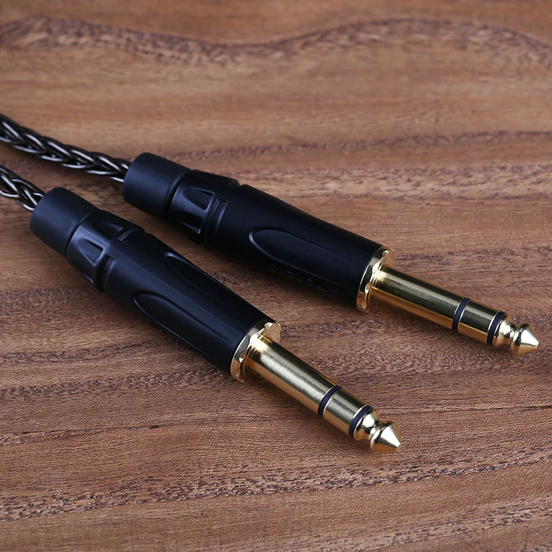 كابل محول سماعة الرأس المتوازن OPENHEART لـ RME TEAC Dual 6.35 مم إلى 4.4 مم أنثى إلى مزدوج 6.35 مم كابل أنثى 1/4 إلى 4.4