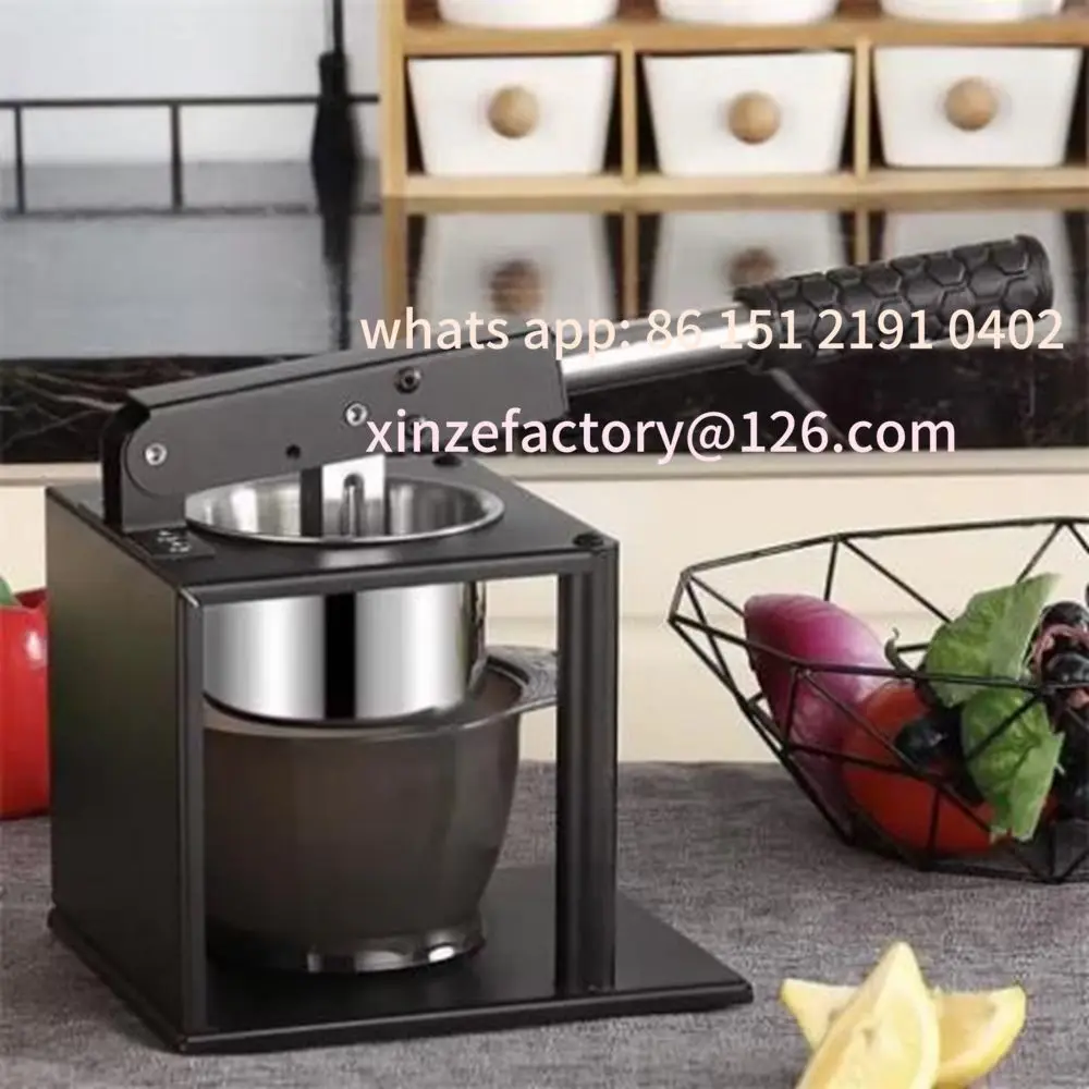 

Customizable Manual Juicer with Rod Thickened Fruit Juice Practical Stainless Steel Manual Juice Extractor Hand