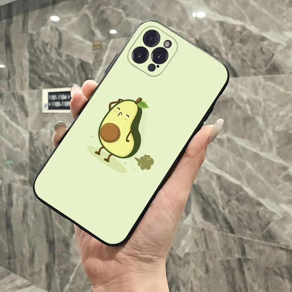 Avocado fruit Phone Case For iPhone 15 14 11 12 13 Mini Pro XS Max Cover 6 7 8 Plus X XR SE 2020 Funda Shell