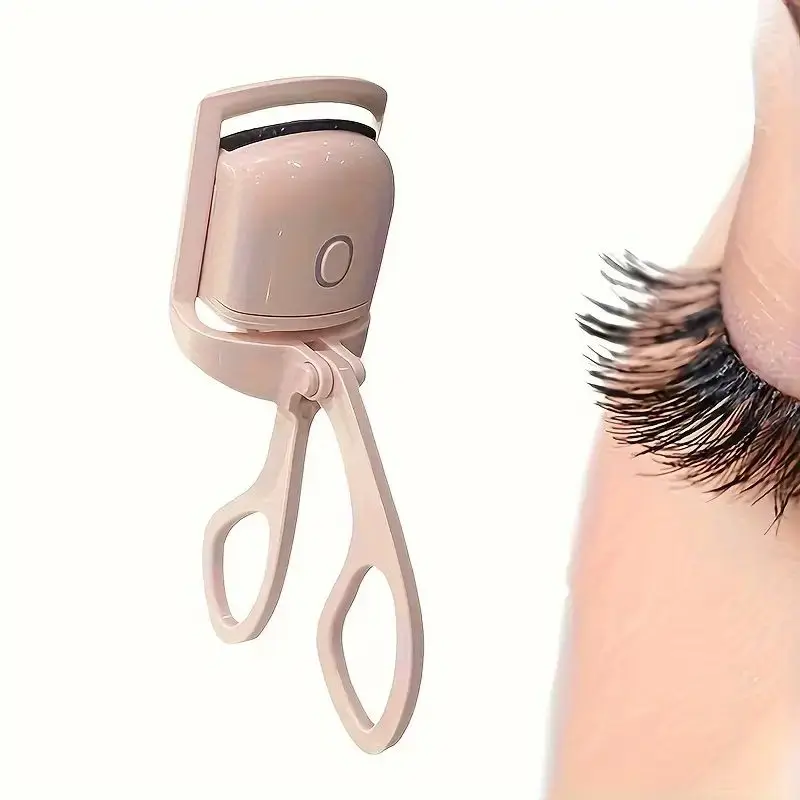 1pc ABS Electric Eyelash Curler, Modern Beauty Eye Instrument For Home, Long-Lasting Curl Electric Eye Lash Perm Eyelashes Clip