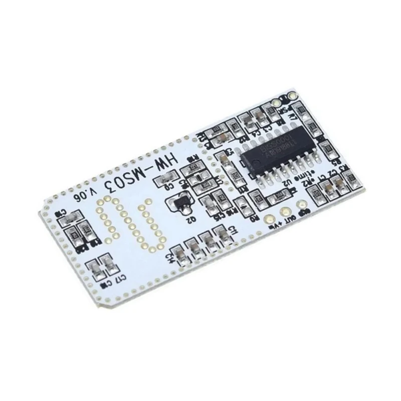 Hoge Prestaties Bewegingssensor HW-MS03 2.4Ghz Tot 5.8Ghz Magnetron Radar Menselijk Lichaam Inductie PIR Schakelaar Module Voor Diy-ABJU