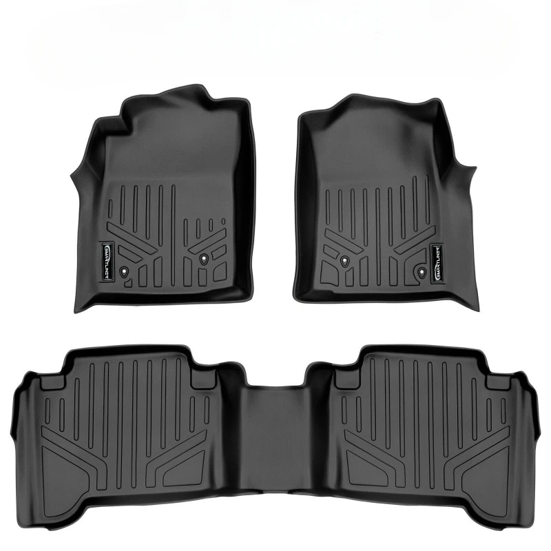 

Custom Fit Floor Mats 2 Row Liner Set Black 2005 2006 2007 2008 2009 2010 2011 Toyota Tacoma United States