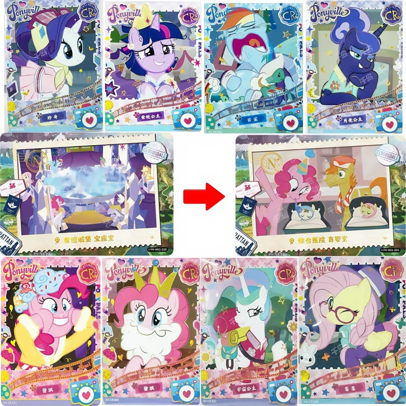

KAYOU Genuine My Little Pony Friendship Eternal Card Fun One episode Princess Card Редкая UR CR SSR SRКоллекционные карты Игрушка в подарок