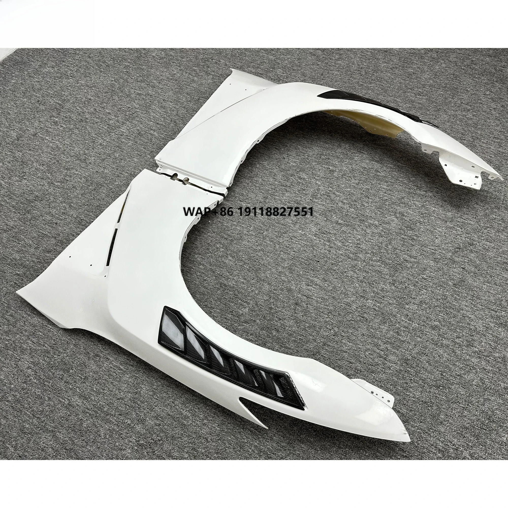 

Nismo Style Half Wet Carbon Fiber Front Fender for GTR R35 2008-2019 Carbon Fender Car Body Kits Parts