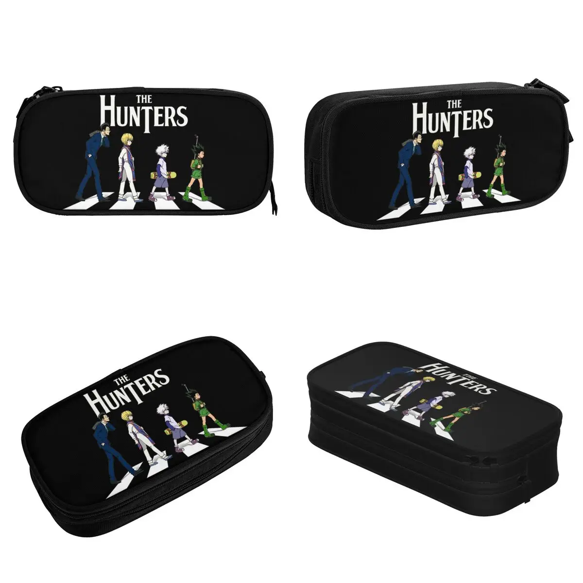 The Hunters HXH Kurapika Pencil Case Lovely Anime Manga Pen Bag Girl Boy Large Storage School Supplies Zipper Pencilcases