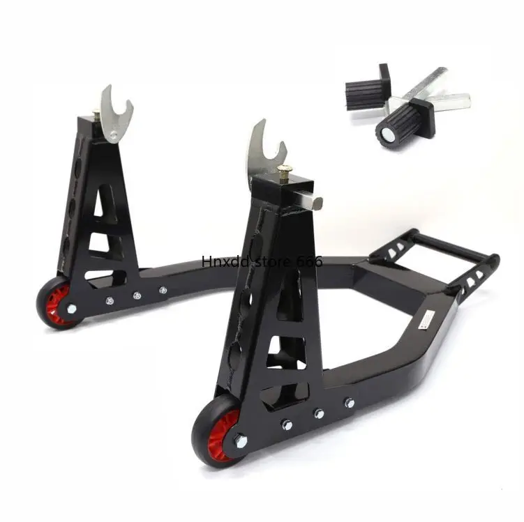 

Motorcycle locomotive starting frame, stationary frame head support, U-L-shaped accessories