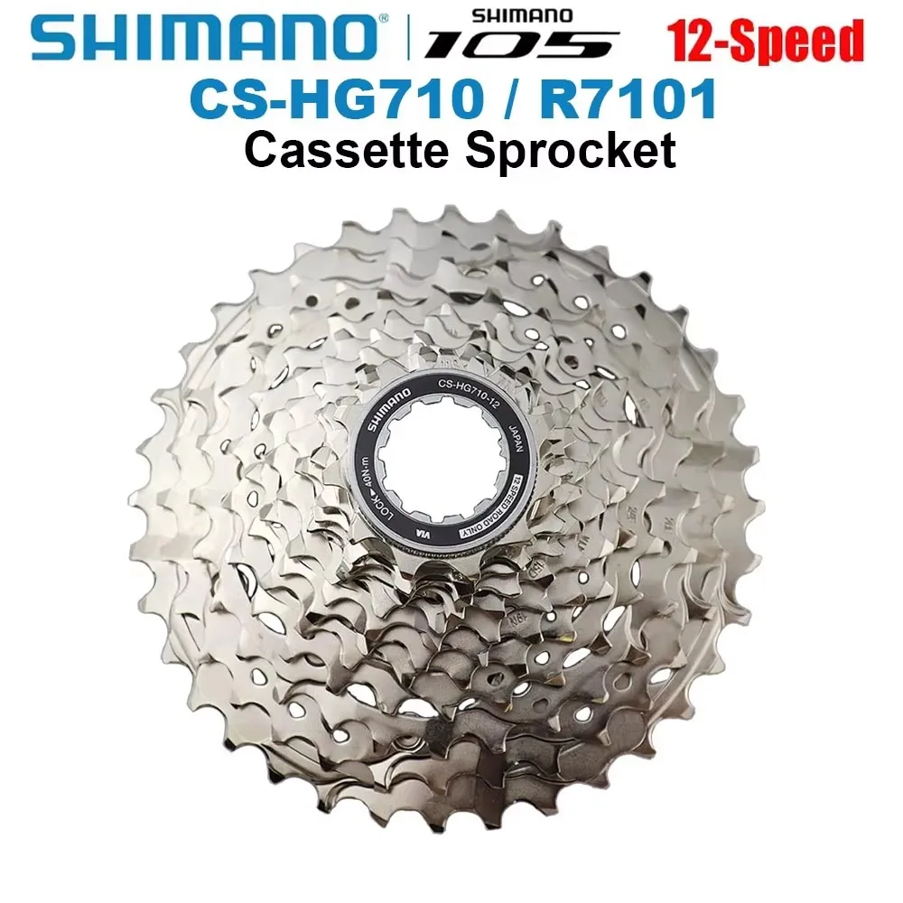 SHIMANO 105 R7101 R8101 GRX HG710 HG810 12 Speed Road Cassette Sprocket 34T 36T Freewheel for Road Bike Original Bike Part 12V