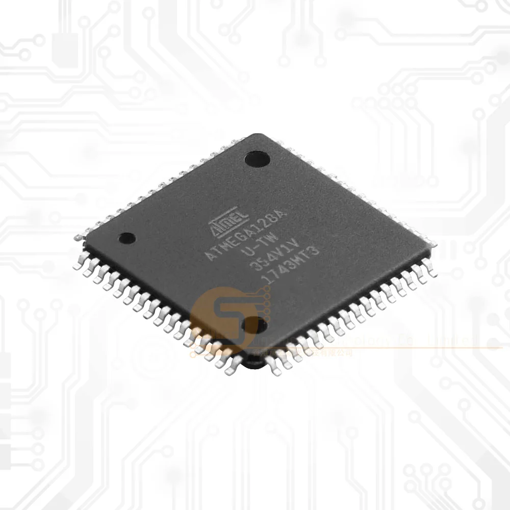 Original ATMEGA128A-AUR ATMEGA128A-AU TQFP-64 MCU single-chip microcomputer IC chip