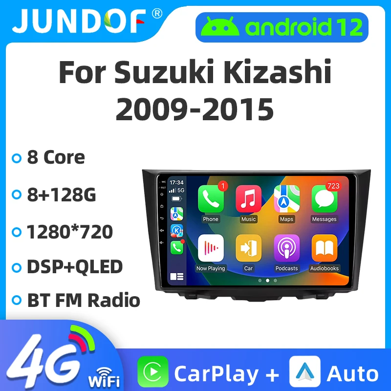 

Android OS Auto Radio For Suzuki Kizashi 2009 2010 2011 2012 2022 2023 - 2015 4G WIFI Car Multimedia Player Carplay GPS DSP