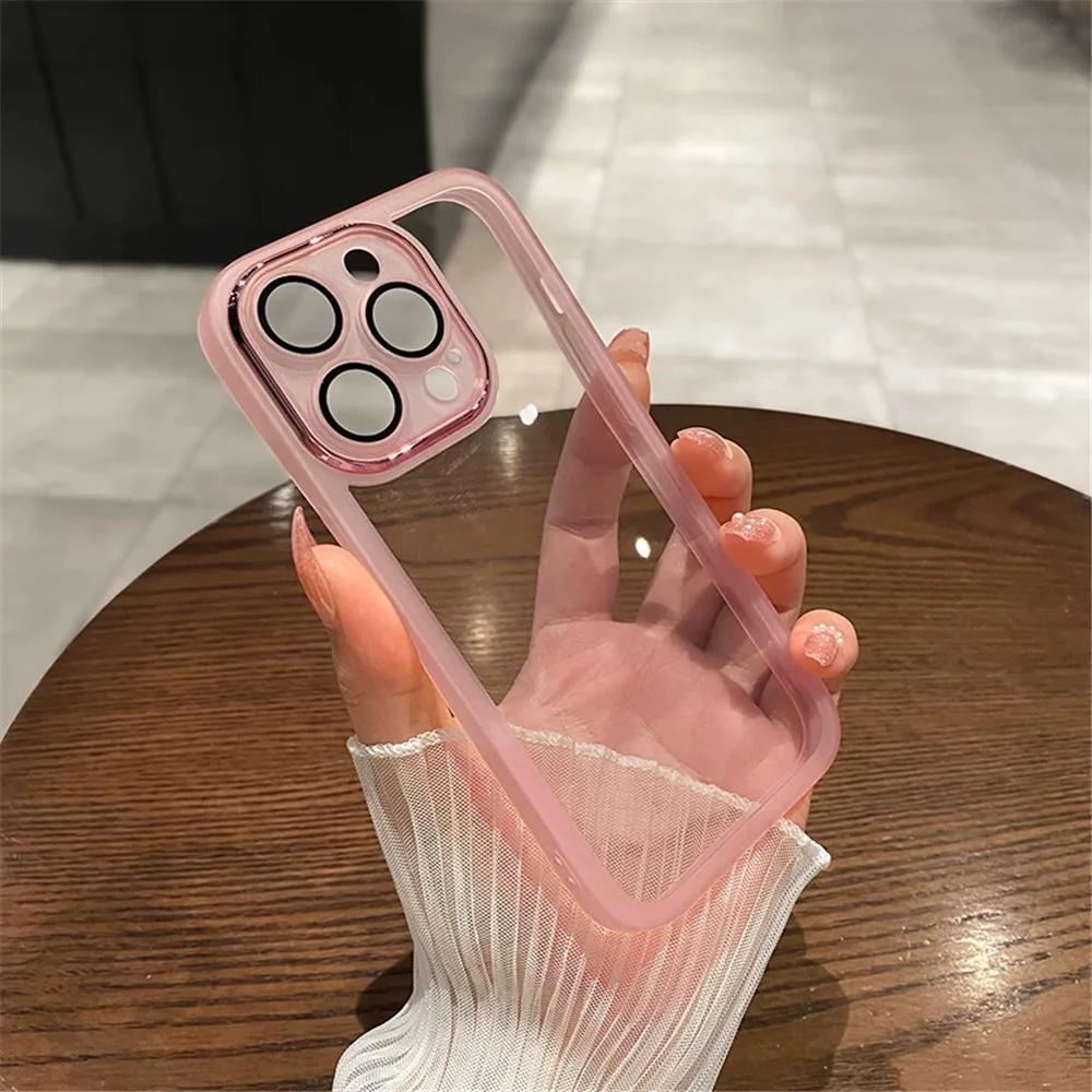 Soft Silicone Phone Case For Xiaomi Redmi Note 13 Pro Plus 4G 5G 12 11 11S 10 10S 9 9S 8 Pro Camera Protection Transparent Cover