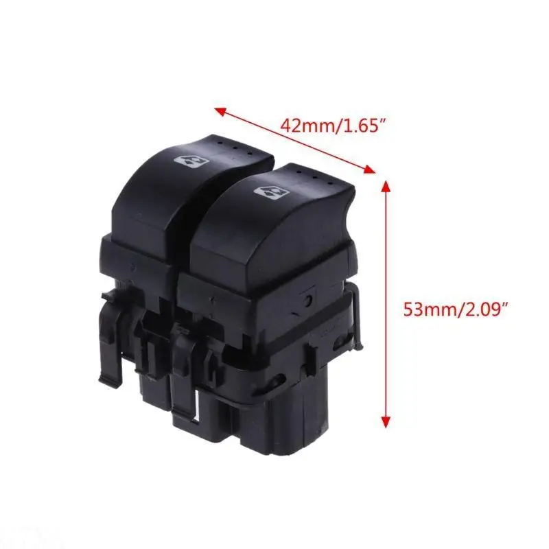 G7NA Car Electric Glass Lifter Power Window Switch Lift Control Double Switch Button for Renault Clio II B0 B1 SB2 B2 CB0 CB1