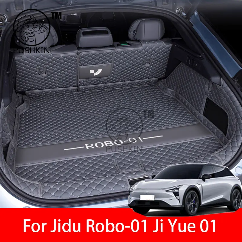 

Car Trunk Mat For Jidu Robo-01 Ji Yue 01 2025 2024 floor mat Custom Car Accessories Auto Interior Decoration