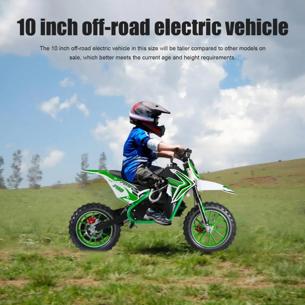 

Electric Pocket Motorbike with Mechanical Disc Brakes, Rocket Electric Motocross Bike, Off Road Mini Motorcycle, 10 Inch Tires