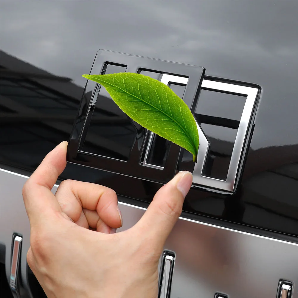 Fit For GEELY ZEEKR 8X 2026 2027 Blackened Alloy Emblem Cover Car Modification Supplies Covered Personalized Car Badge