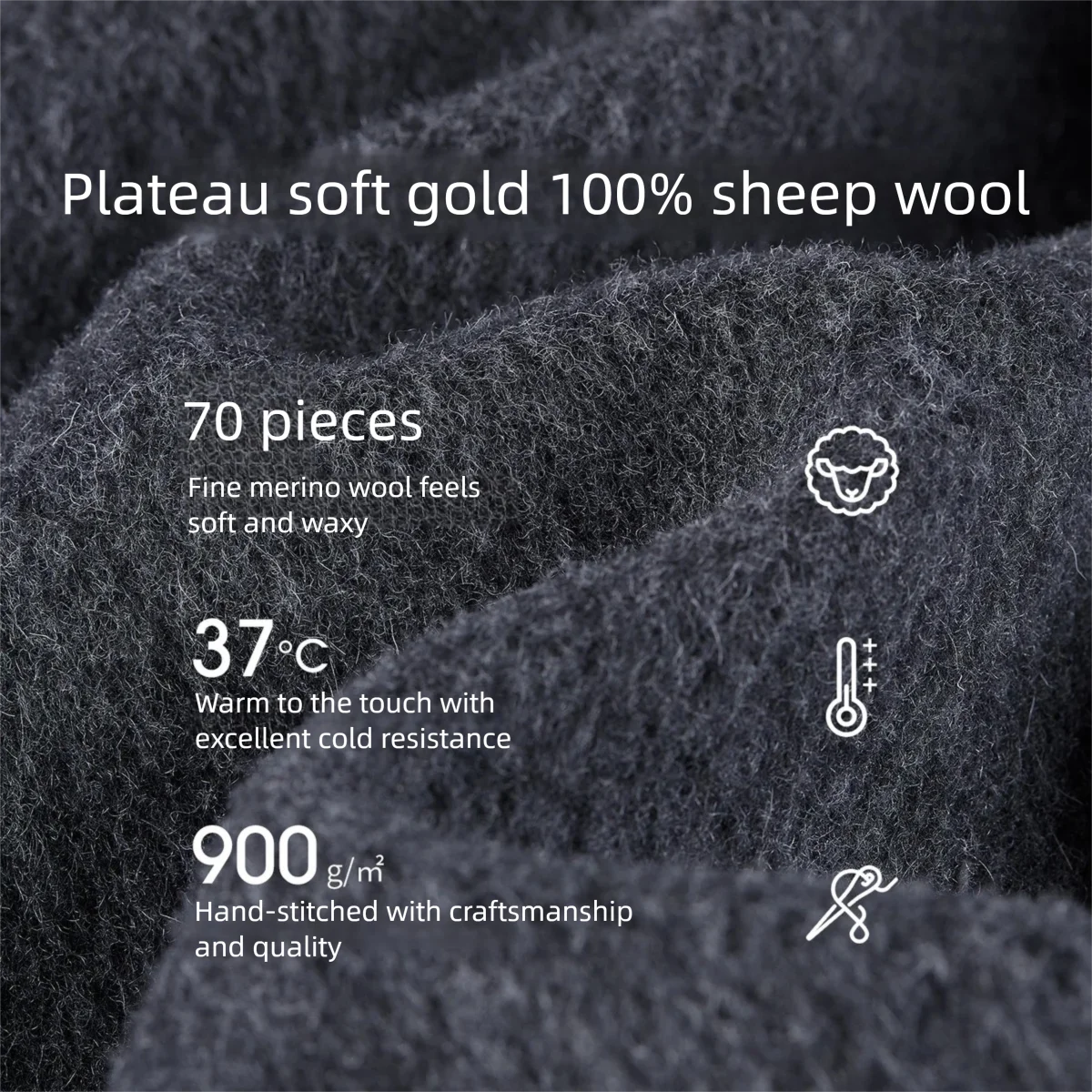 SENTUBILA Women's Wool Coat Round Neck Contrast Trim Double-Faced Wool Coat Metal Buttons Short Coat Women's Clothing W54OF8773