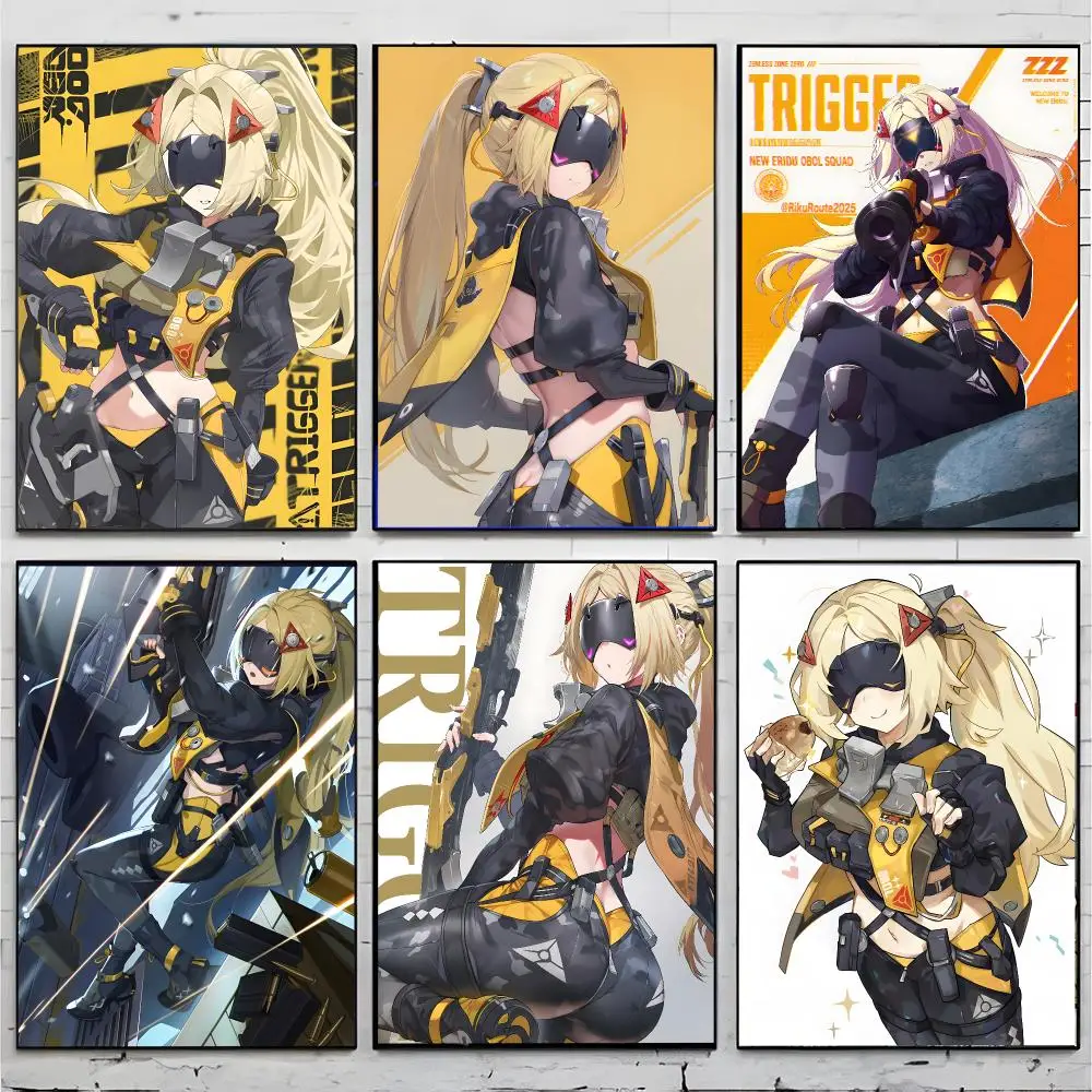 Game Character Trigger Zzz Poster Superior Home Space  Indoor Decorative Art & Home Decor