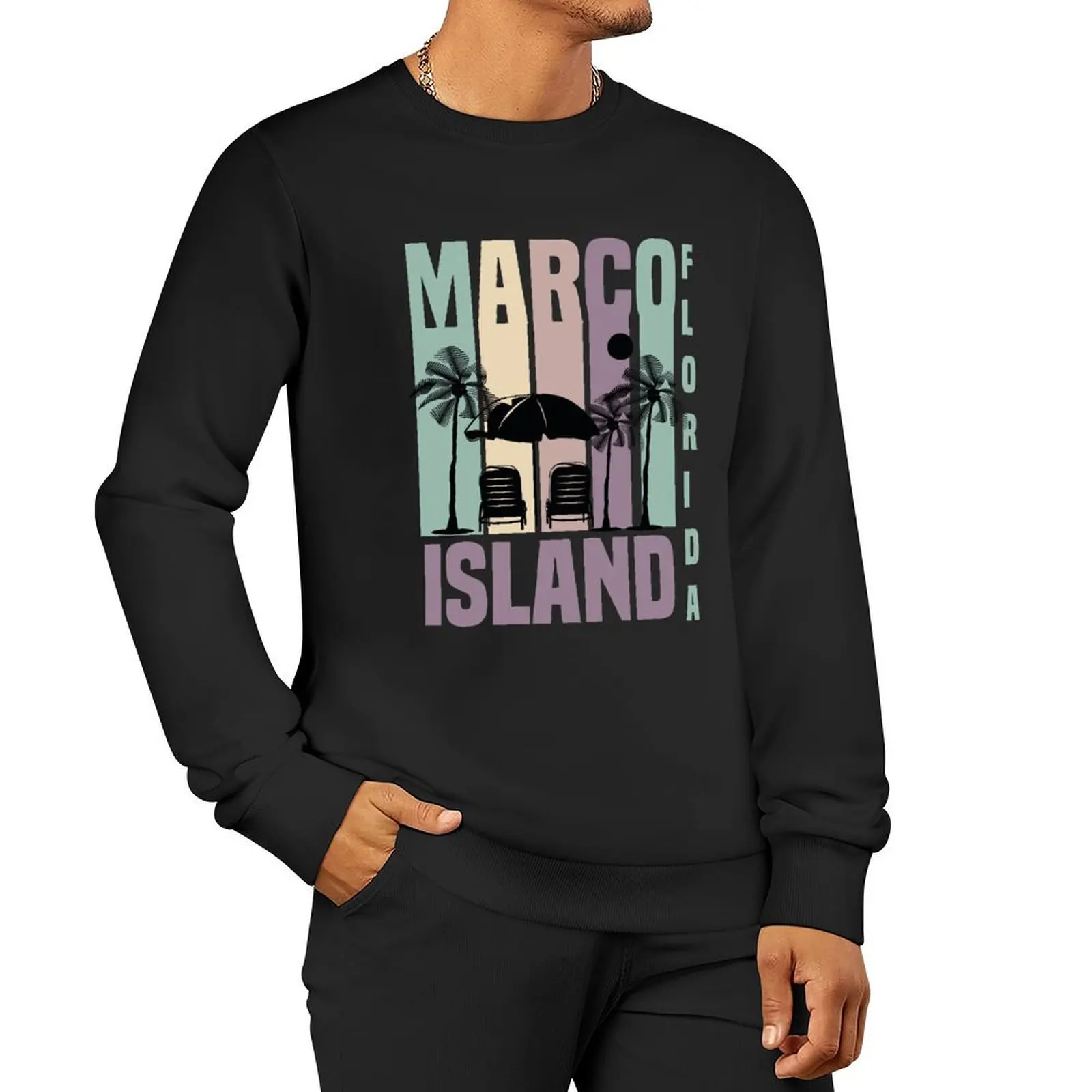 Marco Island Florida - Florida Beach Lover Pullover Hoodie clothes for men anime clothes sweatshirts men