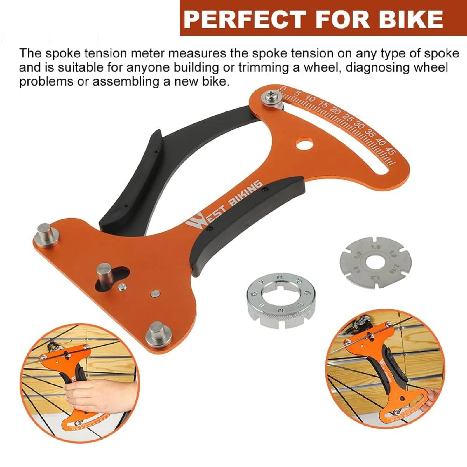 

Спицевой измеритель напряжения инструмент велосипедный индикатор измеритель Тензиометр Регулировка ремонтный инструмент для измерения значения напряжения спицевых колес велосипеда