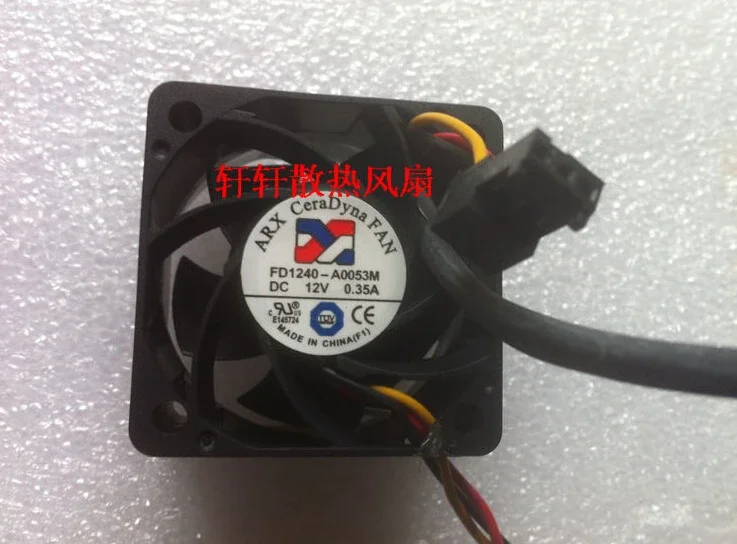 

Genuine 40*40*28 12V 0.35A FD1240-A0053M 4CM 3 wire cooling fan