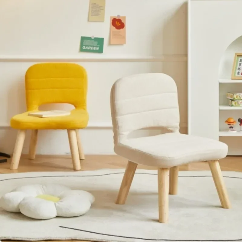 Minimalist Small stool household small low stool backrest small chair door shoe change stool living room sofa stool bench solid