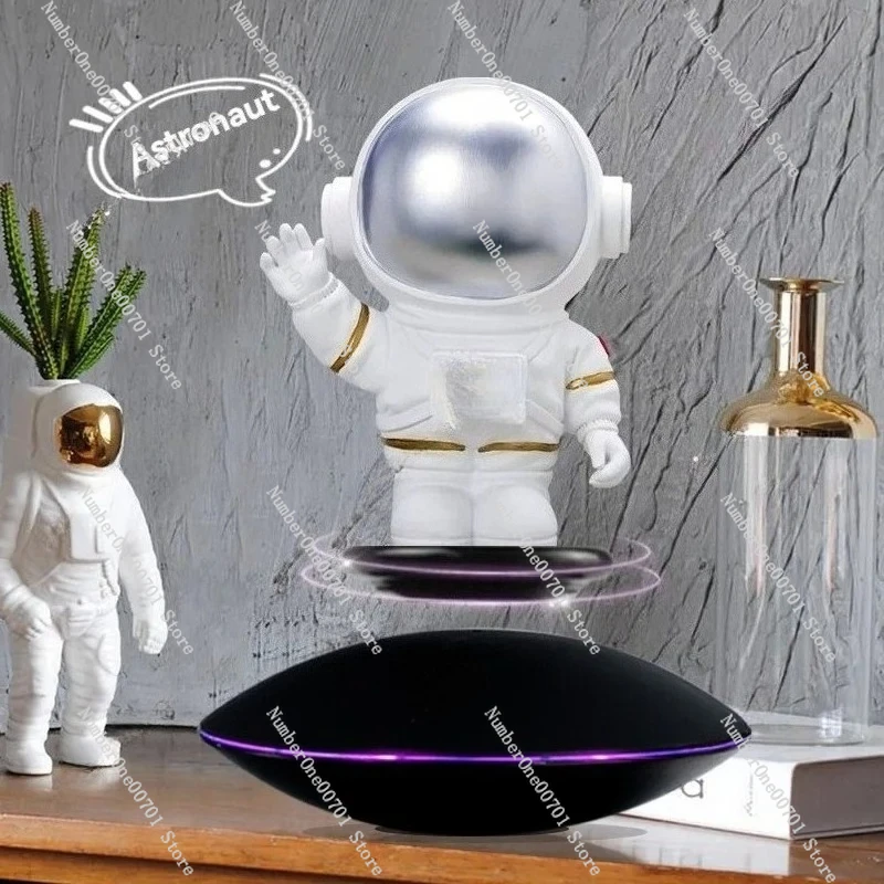Magnetic Levitation Display Stand Creative Black Technology Ornaments 360-Degree Rotating Display Stand Birthday Gift
