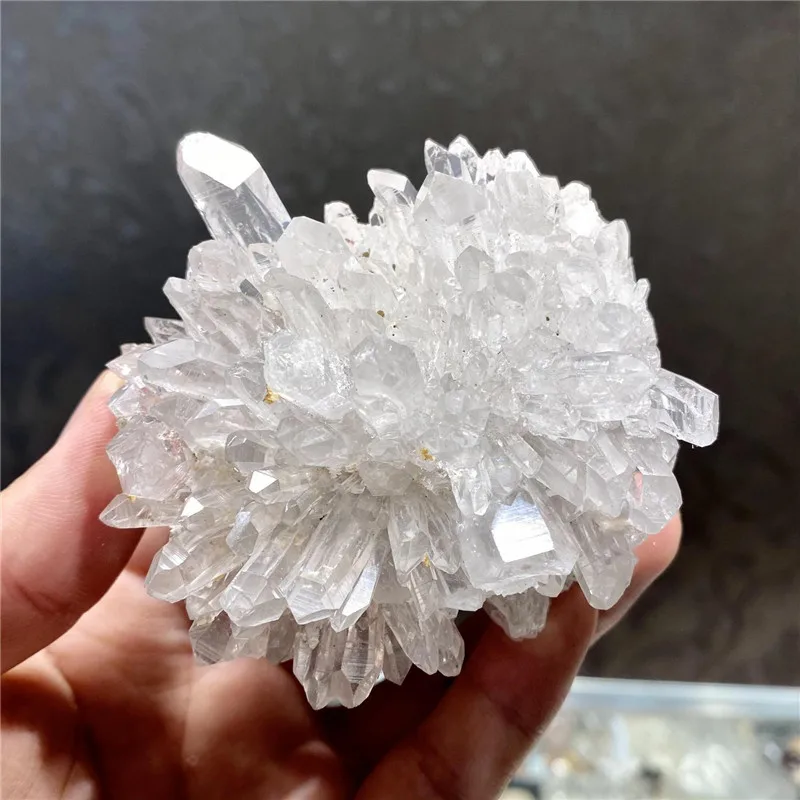 Natural white crystal clear cluster Original Stone Quartz Mineral Specimen rock Raw Gemstones reiki Healing Decor