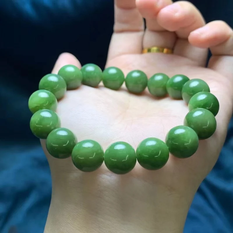 New Natural Russian All-Match Men's and Women's Hetian Jade Bracelet Wholesale