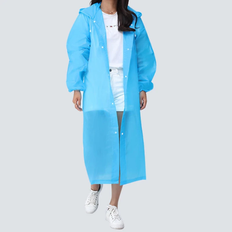 Adult Raincoat Thickened Waterproof Kids Children EVA Rain Coat Clear Transparent Suit Raincoats Tour Waterproof Rainwear