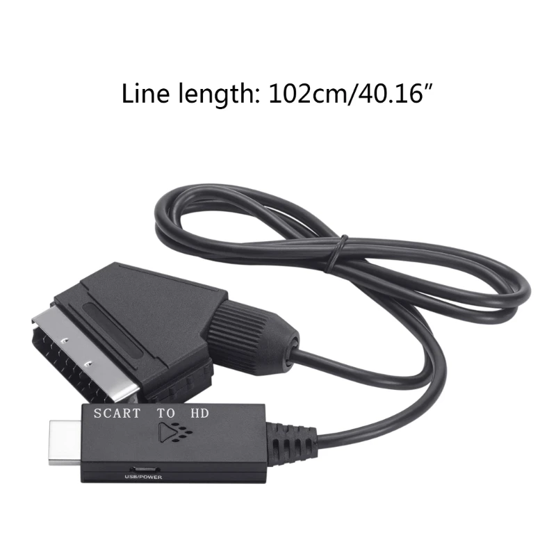 to Scart Adapter 1080p60Hz/720p60Hz  Output USB Cable Power Supply Low Power Consumption image 6