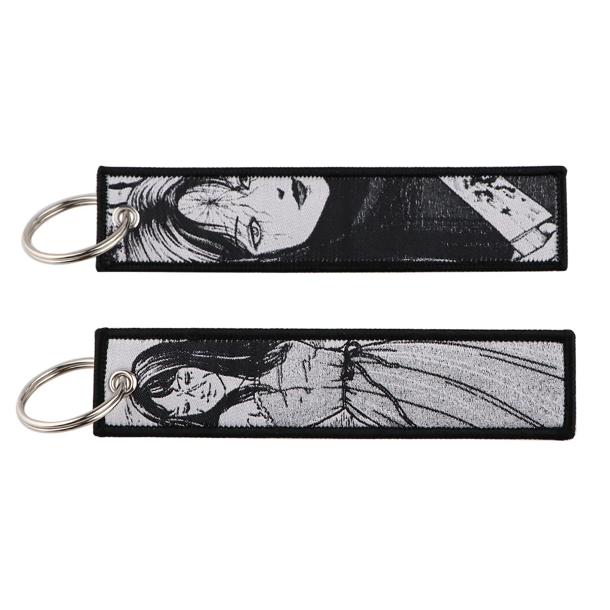 Anime bestickter Schlüssel JET Tag Schlüsselanhänger Cartoon Schlüsselanhänger Auto Motorräder Schlüssel Schlüsselanhänger Halter Schmuck Geschenke Anhänger Zubehör