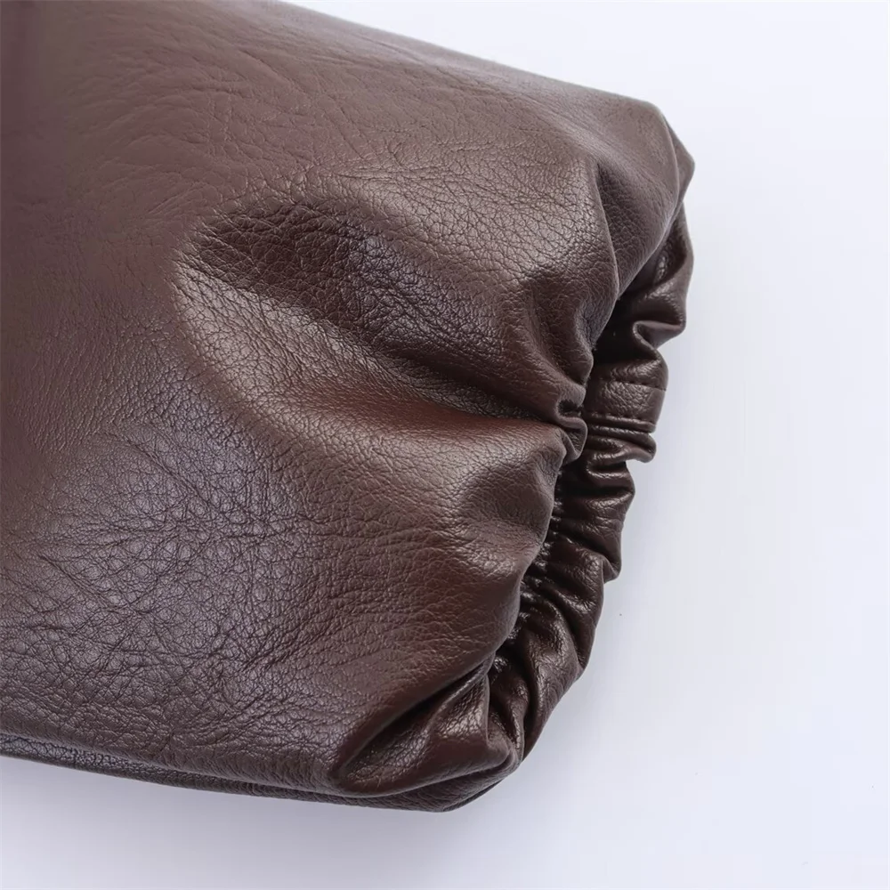 women's new style temperament versatile faux leather pilot collar jacket solid color casual long sleeved jacket jacket