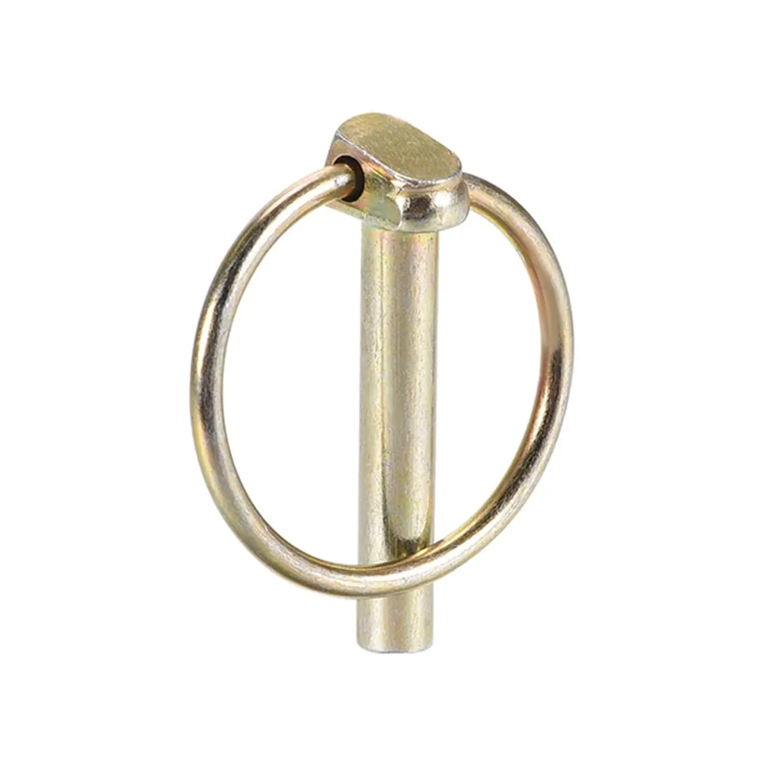 8PCS 5/16 Lynch Pin with Ring Heavy Duty Safety Fixing Locking Pins for Farm Tractors Trailers Trucks Mower Accessories