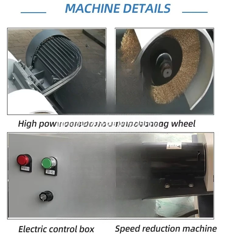 201/304 Stainless Steel Round Tube Polishing Machine Square Tube Polishing Machine Glass Door Handle