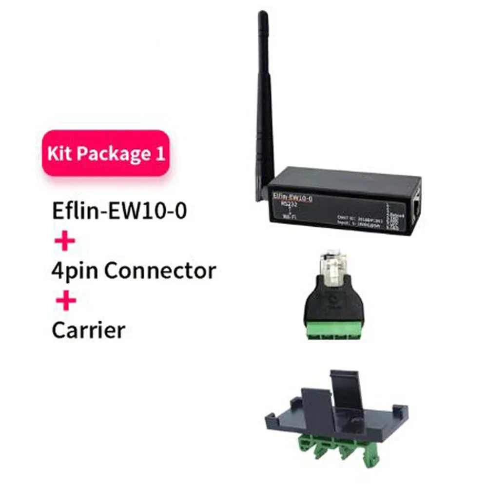 Industrial Serial To WiFi Server Module RS232 RS485 To Ethernet Converter With External Antenna= For Automation Control Systems