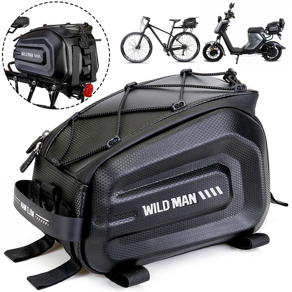 4L Portable Bicycle Pannier Multifunction EVA Hard Shell Bike Bag Large Capacity Waterproof MTB Road Bike Accessories