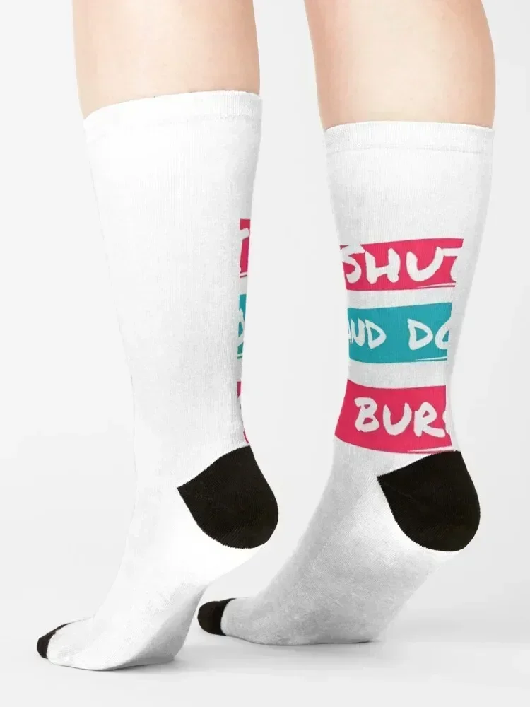 Shut up and do your burpees Socks valentine gift ideas professional running soccer anti-slip floor Male Socks Women's