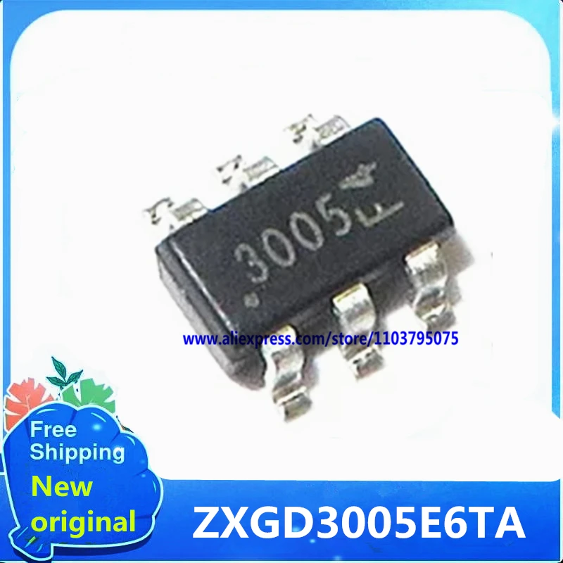 

100 шт. ~ 500 шт./лот ZXGD3005E6TA 3005 SOT23-6100% новый и подлинный доступен на продажу на складе