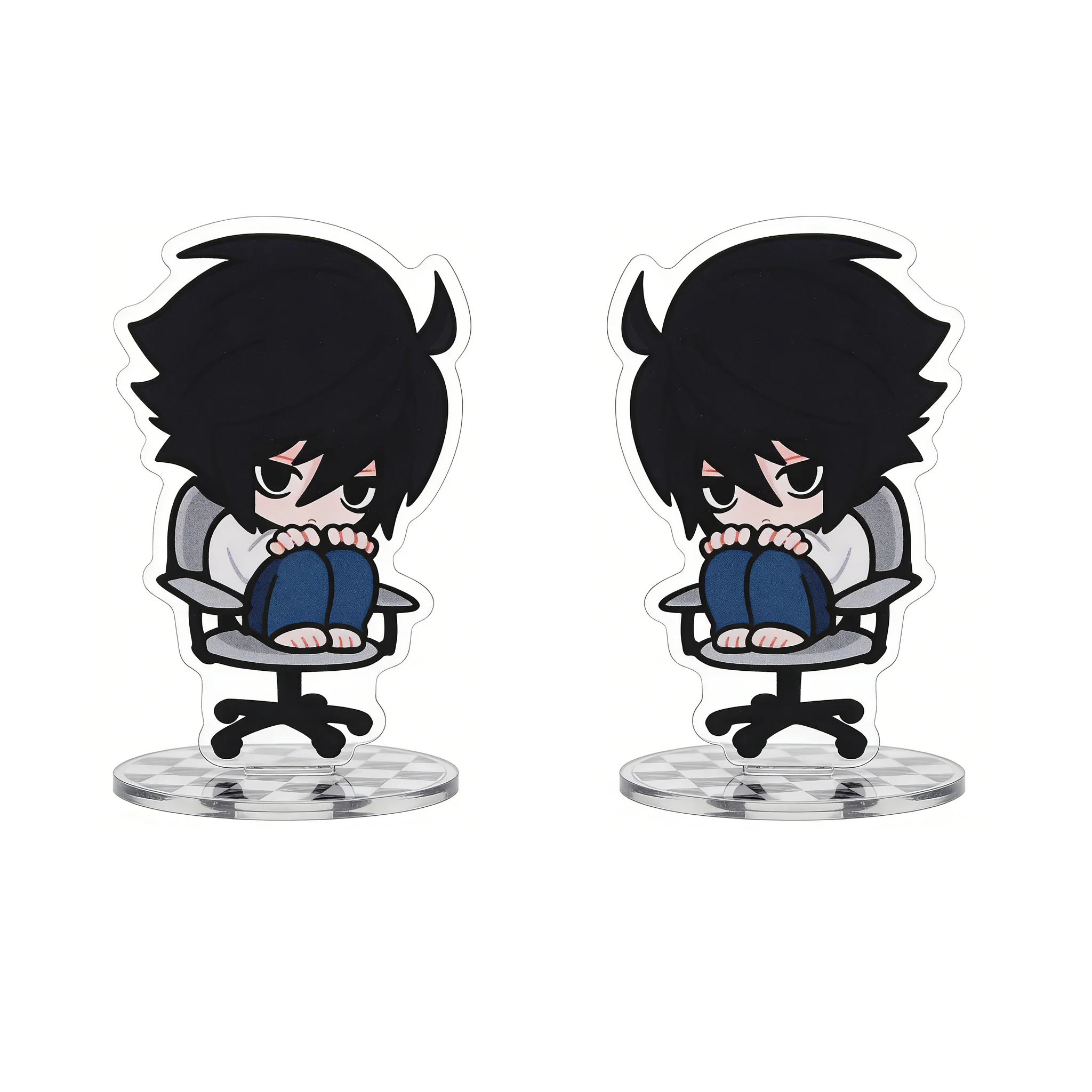 Anime L Cosplay Acrylic Stand Rotatable Figure Standing Plate Desktop Decoration Halloween Party Prop Gift For Fans