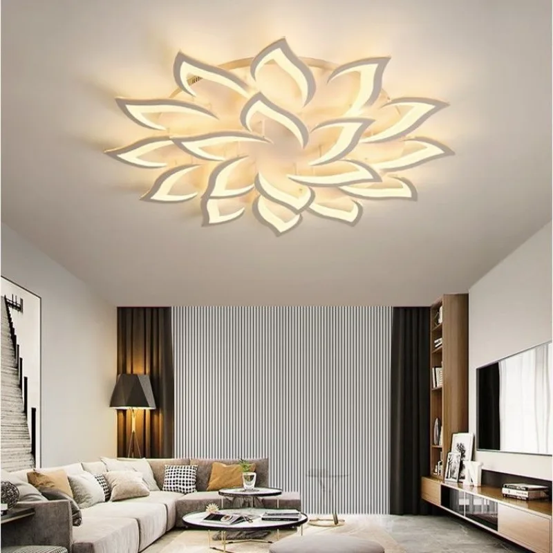 

Modern Simple LED Ceiling Light for Living Room, Creative Acrylic Bedroom Lamp, Post-Modern Home Lighting Fixtures Led Lights