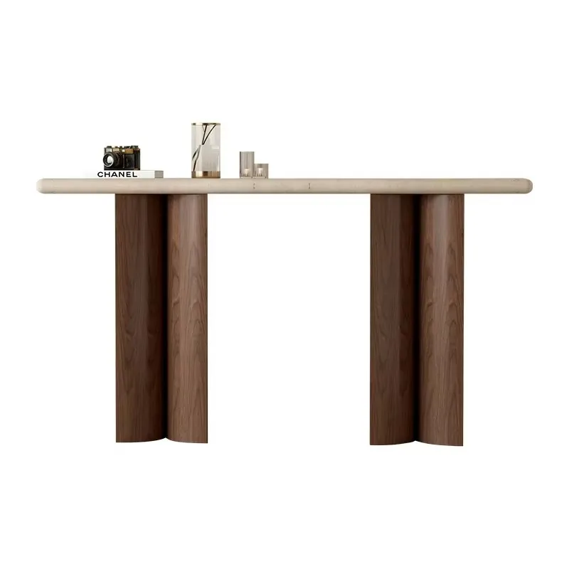 

Design Luxury Corner Table Living Room Simple Modern Industrial Console Tables Entrance Hallway Consolle ingresso Home Furniture