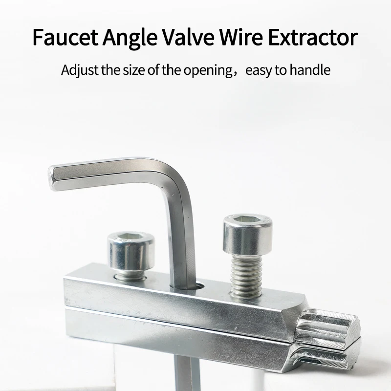 Faucet Angle Valves Broken Wire Extractor,Water Pipe Breakage Wire Extractor Water-tap Screw Remover Angle Valve Plumbing Tools